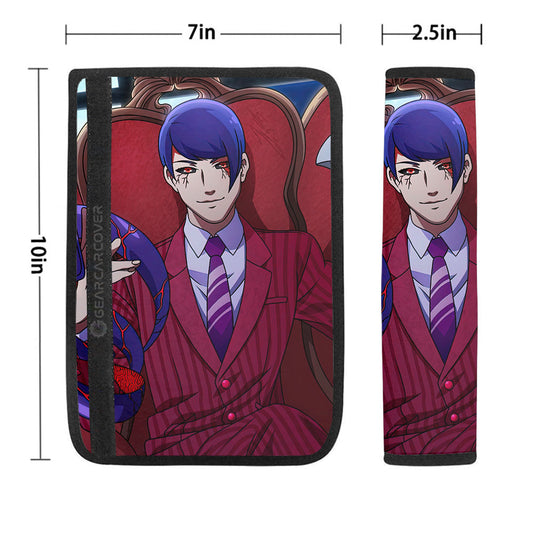 Shuu Tsukiyama Seat Belt Covers Custom Car Accessories - Gearcarcover - 1