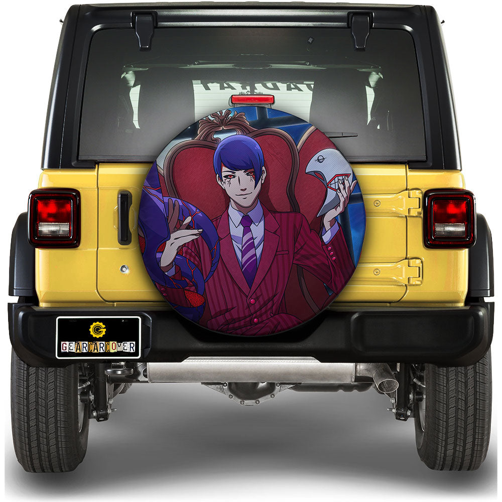 Shuu Tsukiyama Spare Tire Covers Custom Car Accessories - Gearcarcover - 1