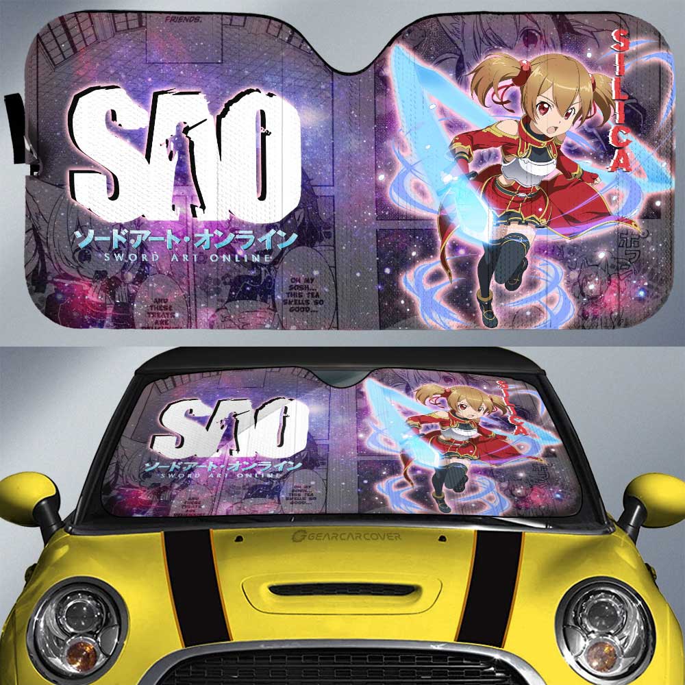 Silica Car Sunshade Custom Manga Galaxy Style - Gearcarcover - 1
