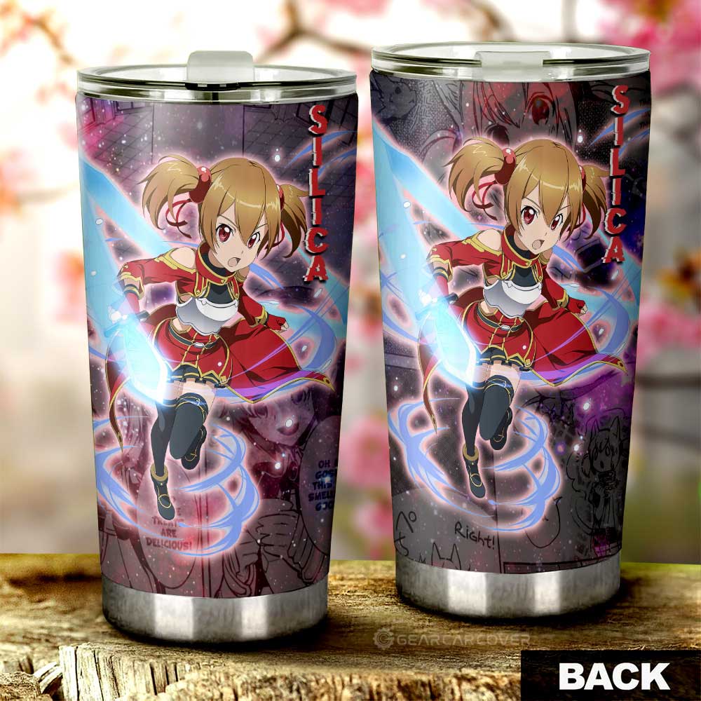 Silica Tumbler Cup Custom Manga Galaxy Style - Gearcarcover - 3