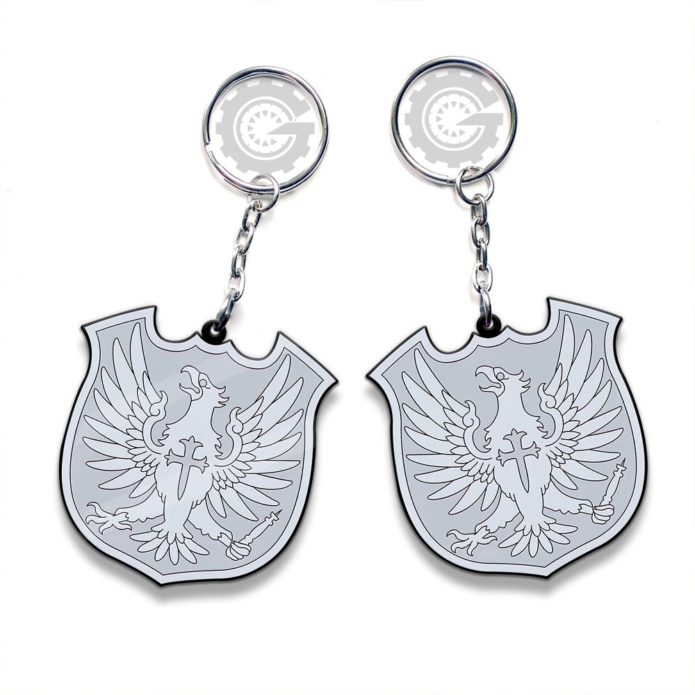 Silver Eagle Keychain Custom Car Accessories - Gearcarcover - 3