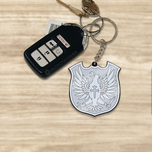 Silver Eagle Keychain Custom Car Accessories - Gearcarcover - 1