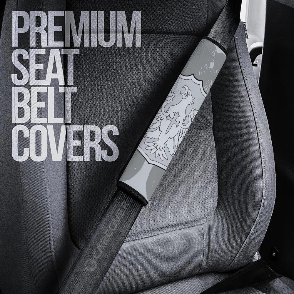 Silver Eagle Seat Belt Covers Custom Car Accessories - Gearcarcover - 2