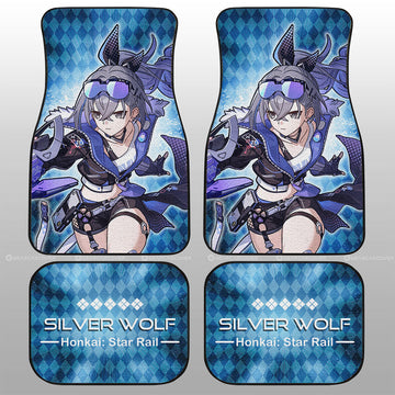 Silver Wolf Car Floor Mats Custom Honkai Star Rail Car Accessories - Gearcarcover - 1