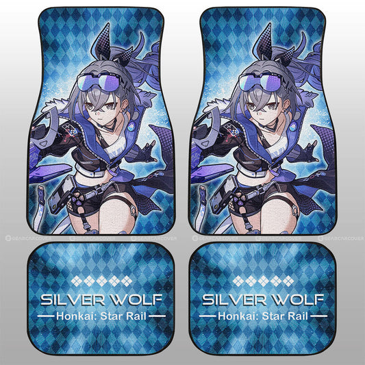 Silver Wolf Car Floor Mats Custom Honkai Star Rail Car Accessories - Gearcarcover - 1