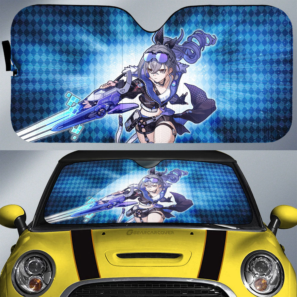 Silver Wolf Car Sunshade Custom Honkai Star Rail Car Accessories - Gearcarcover - 1