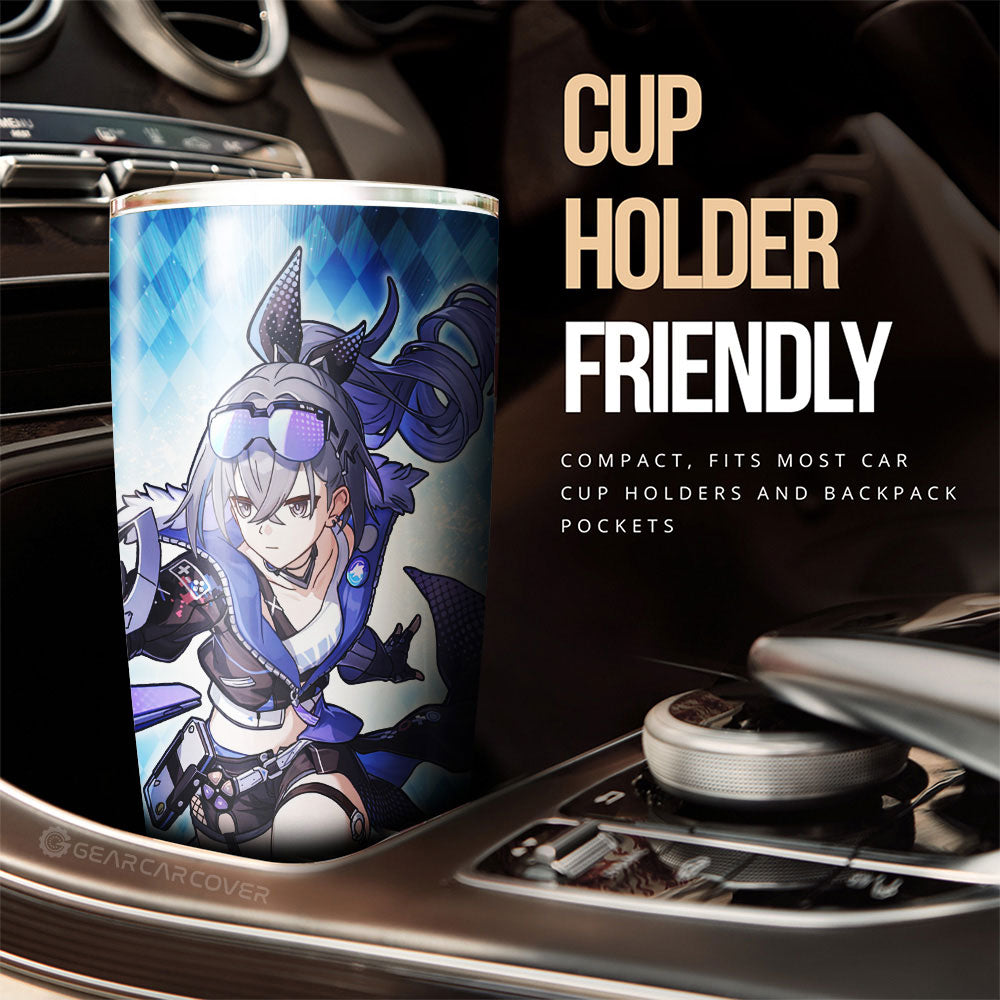 Silver Wolf Tumbler Cup Custom Honkai Star Rail Car Accessories - Gearcarcover - 3