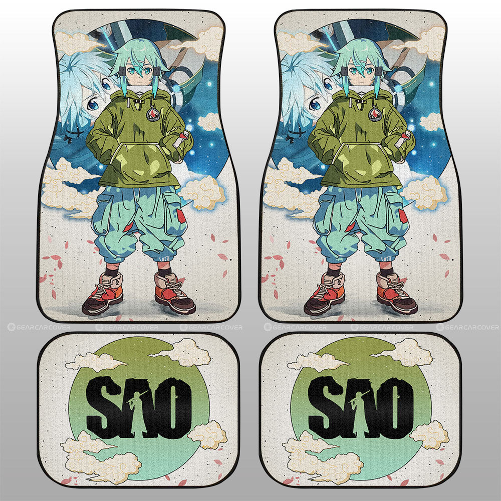 Sinon Car Floor Mats Anime Collection - Gearcarcover - 1