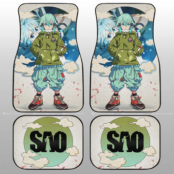Sinon Car Floor Mats Anime Collection - Gearcarcover - 1