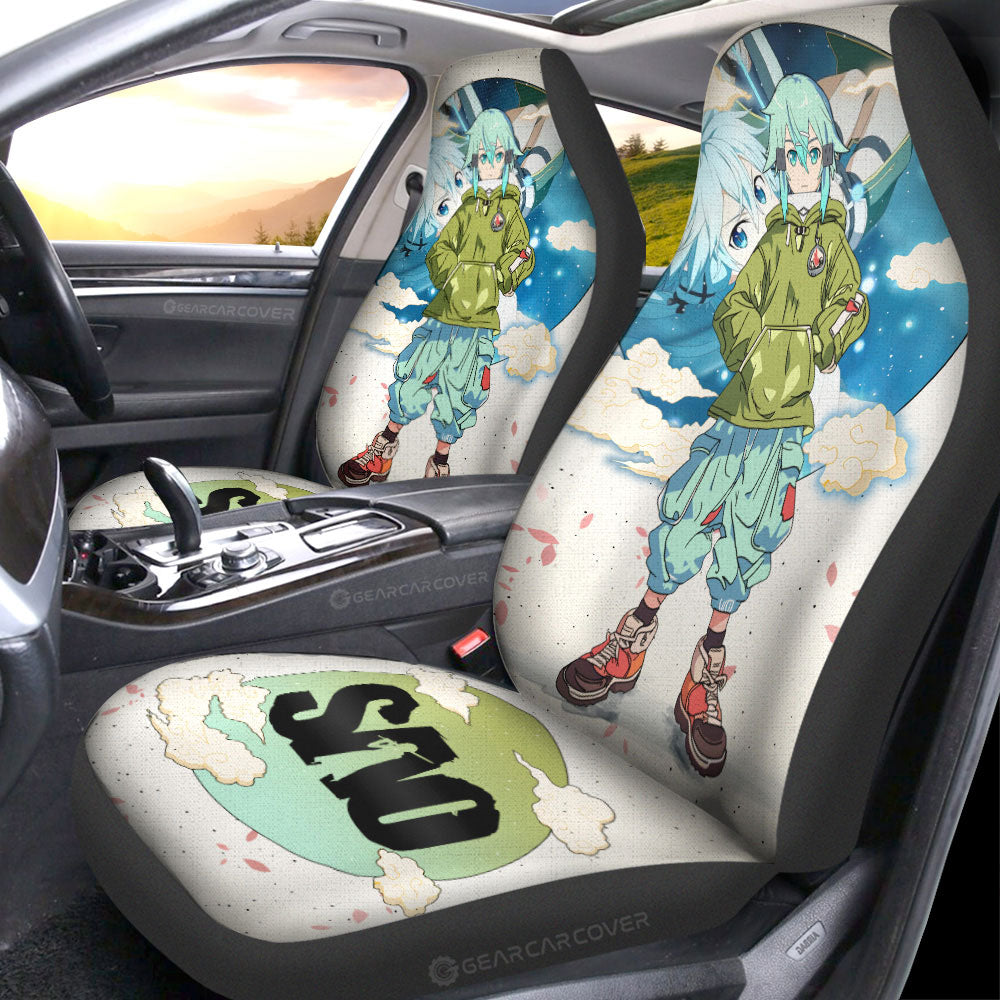 Sinon Car Seat Covers Anime Collection - Gearcarcover - 1