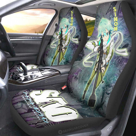 Sinon Car Seat Covers Custom Manga Galaxy Style - Gearcarcover - 2