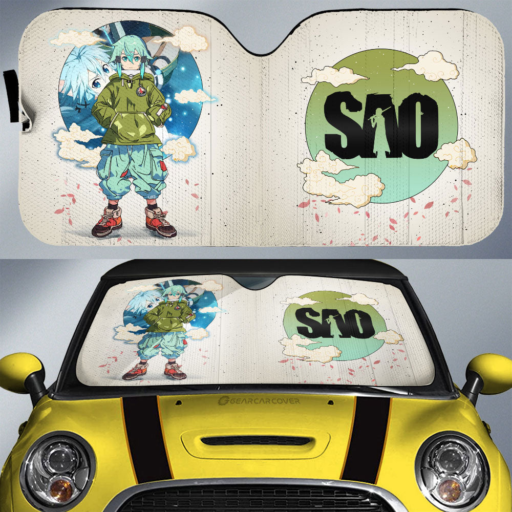 Sinon Car Sunshade Anime Collection - Gearcarcover - 1