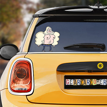 Skips Car Sticker Custom Regular Show Cartoon - Gearcarcover - 1