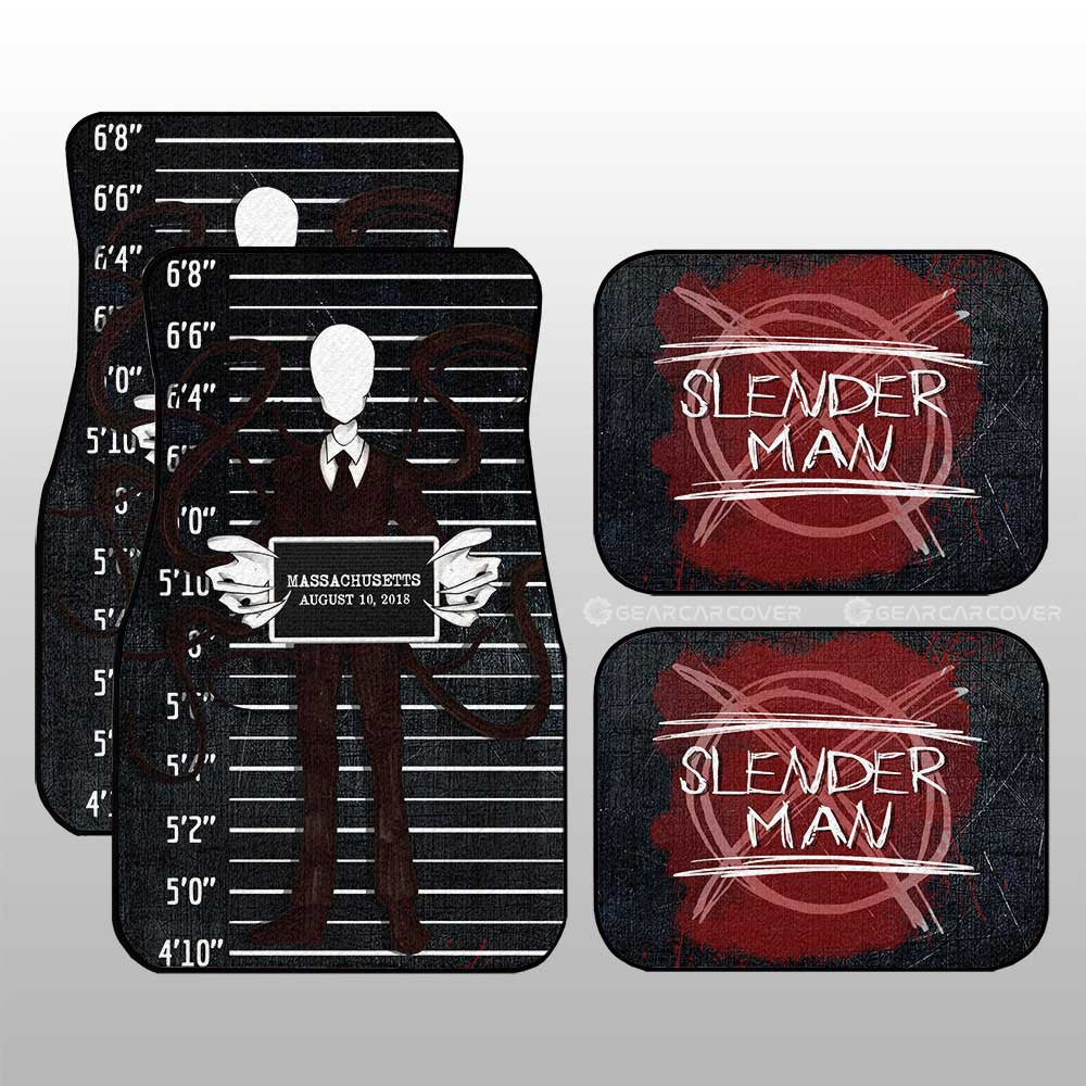 Slenderman Car Floor Mats Custom Horror Characters Car Accessories - Gearcarcover - 3