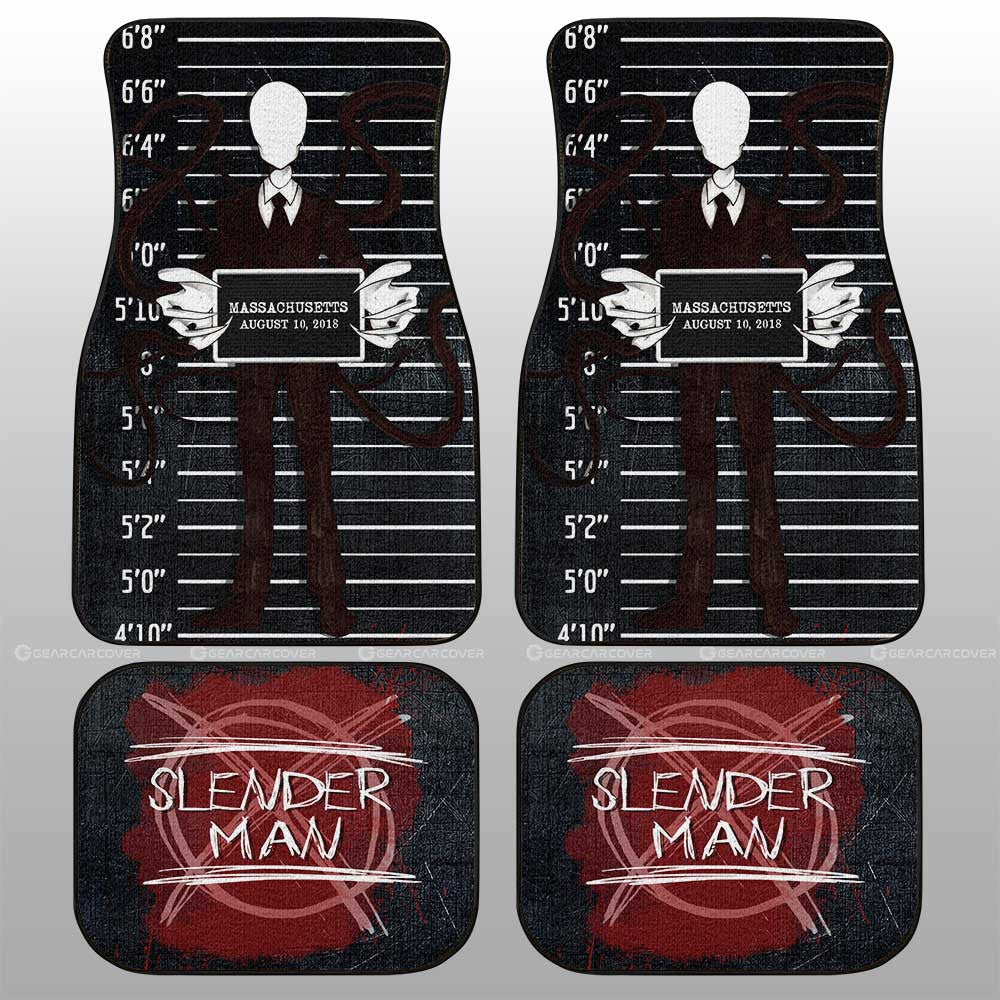 Slenderman Car Floor Mats Custom Horror Characters Car Accessories - Gearcarcover - 1