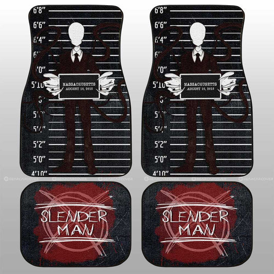 Slenderman Car Floor Mats Custom Horror Characters Car Accessories - Gearcarcover - 1