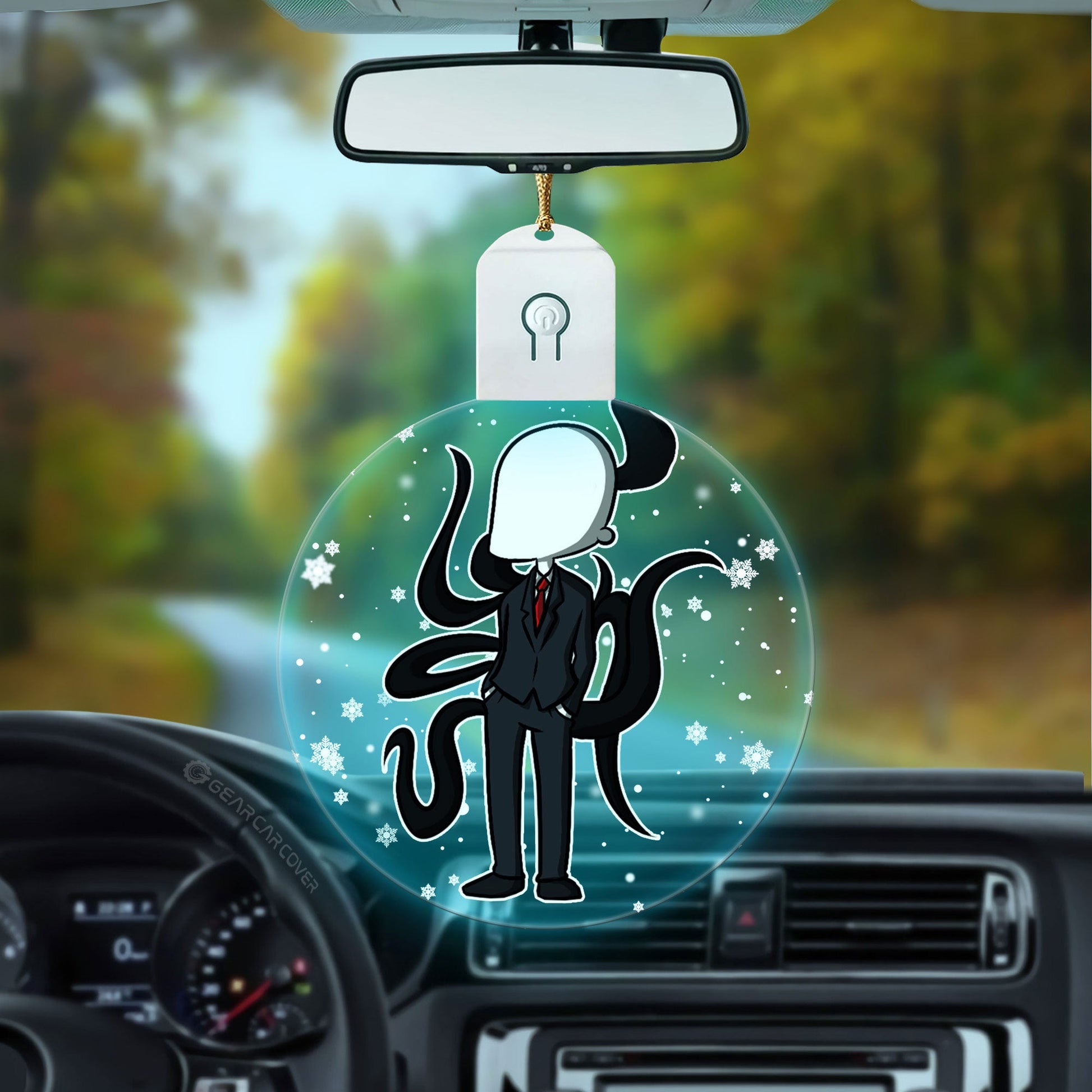 Slenderman Led Ornament Custom Car Decorations - Gearcarcover - 3