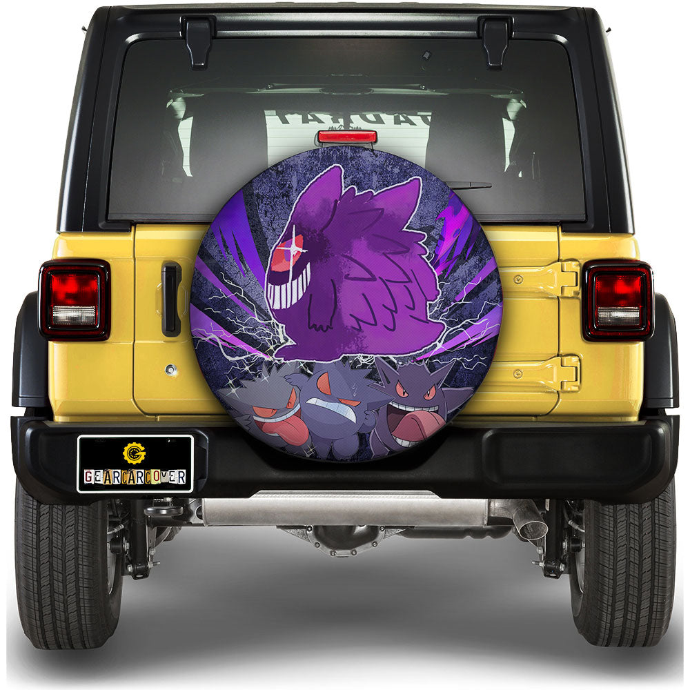 Sly Gengar Spare Tire Cover Custom Anime - Gearcarcover - 1