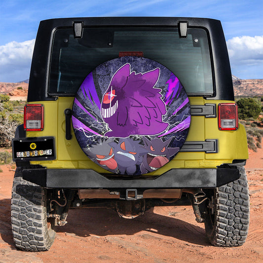 Sly Gengar Spare Tire Cover Custom - Gearcarcover - 2
