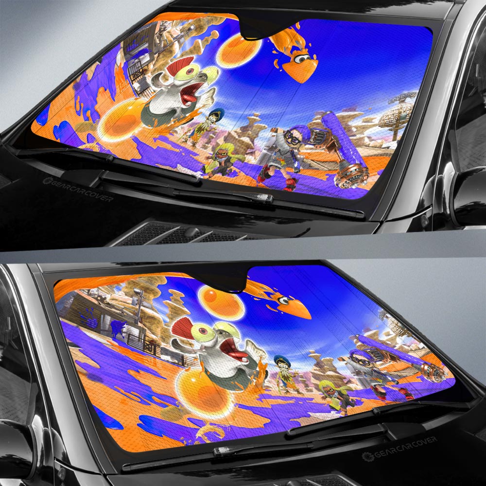 Smallfry Splatoon Car Sunshade Custom Car Accessories - Gearcarcover - 2