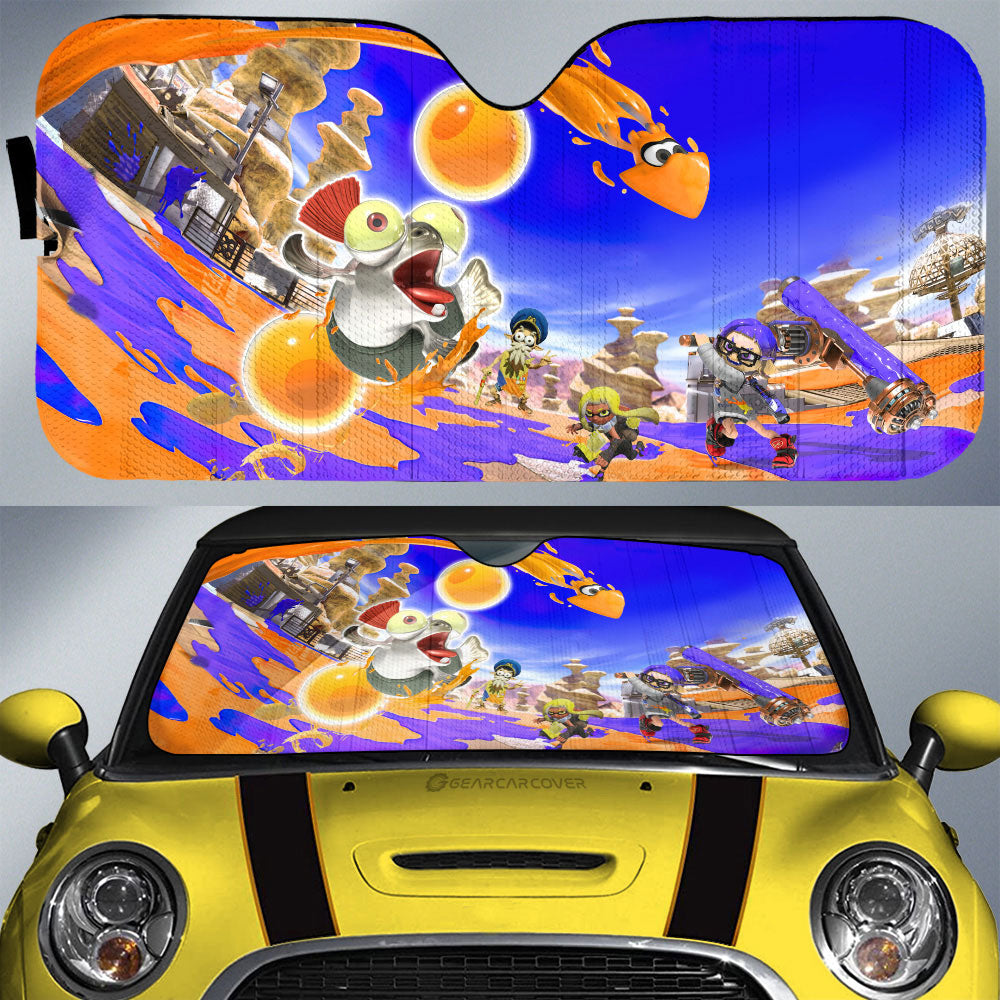 Smallfry Splatoon Car Sunshade Custom Car Accessories - Gearcarcover - 1