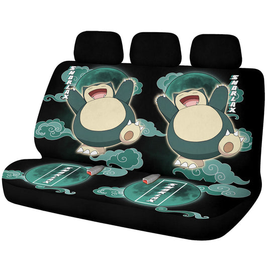 Snorlax Car Back Seat Covers Custom Car Accessories - Gearcarcover - 1