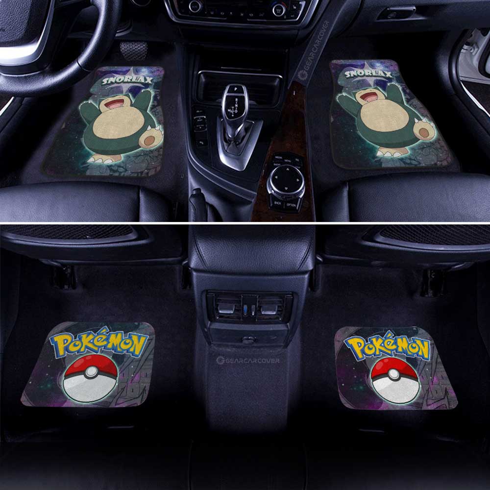 Snorlax Car Floor Mats Custom Anime Galaxy Manga Style - Gearcarcover - 3