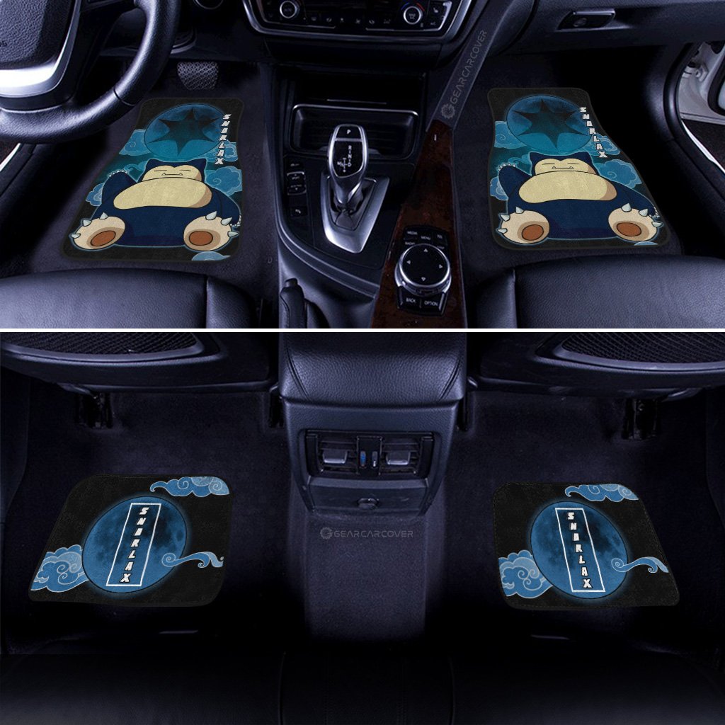 Snorlax Car Floor Mats Custom Car Accessories For Fans - Gearcarcover - 3