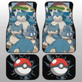 Snorlax Car Floor Mats Custom Car Accessories For Fans - Gearcarcover - 1