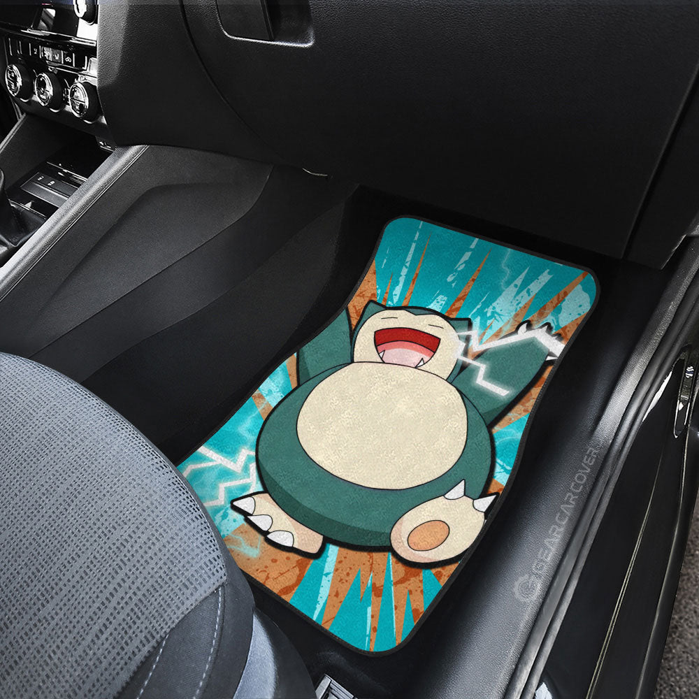 Snorlax Car Floor Mats Custom Car Interior Accessories - Gearcarcover - 3