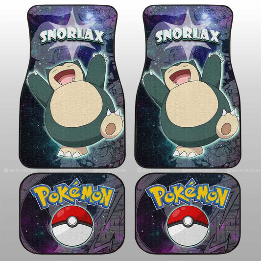 Snorlax Car Floor Mats Custom Galaxy Manga Style - Gearcarcover - 2