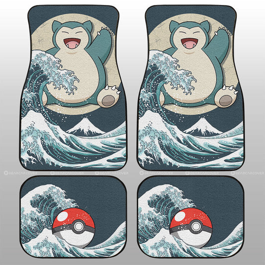 Snorlax Car Floor Mats Custom Pokemon Car Accessories - Gearcarcover - 1