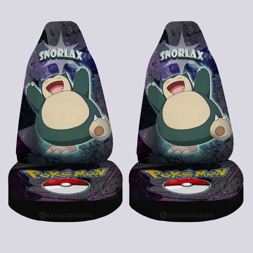 Snorlax Car Seat Covers Custom Anime Galaxy Manga Style - Gearcarcover - 4