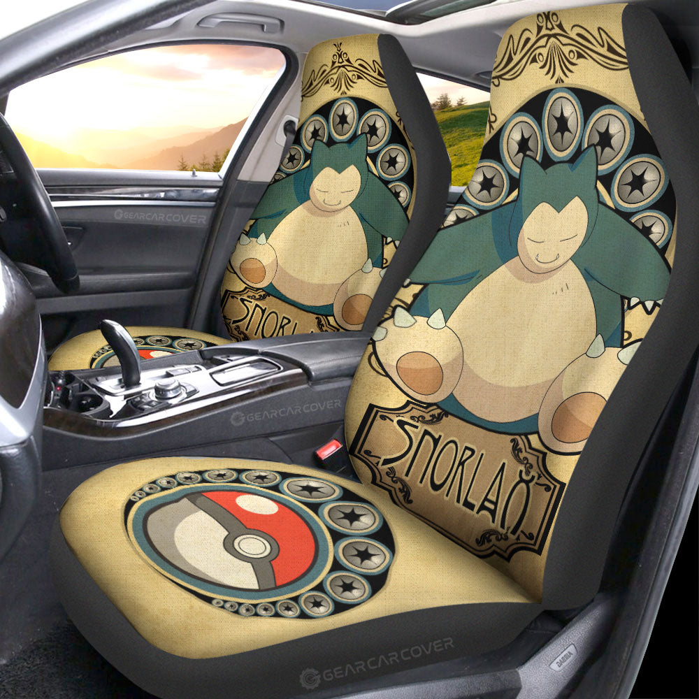 Snorlax Car Seat Covers Custom Car Interior Accessories - Gearcarcover - 1