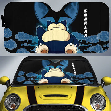 Snorlax Car Sunshade Custom Anime Car Accessories - Gearcarcover - 1