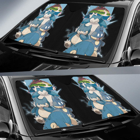 Snorlax Car Sunshade Custom Car Accessories For Fans - Gearcarcover - 2