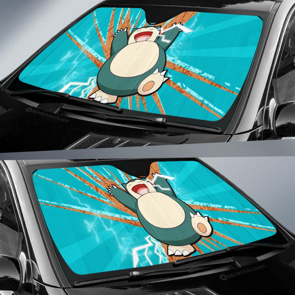 Snorlax Car Sunshade Custom Car Interior Accessories - Gearcarcover - 3