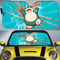 Snorlax Car Sunshade Custom Car Interior Accessories - Gearcarcover - 1