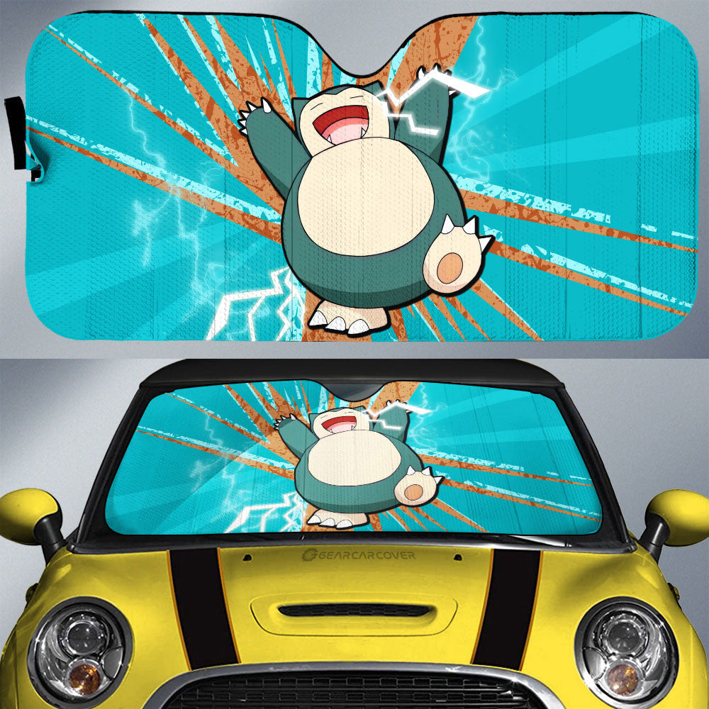 Snorlax Car Sunshade Custom Car Interior Accessories - Gearcarcover - 1