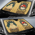 Snorlax Car Sunshade Custom Car Interior Accessories - Gearcarcover - 2