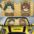 Snorlax Car Sunshade Custom Car Interior Accessories - Gearcarcover - 1