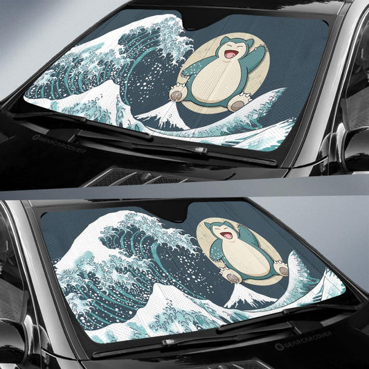 Snorlax Car Sunshade Custom Pokemon Car Accessories - Gearcarcover - 2