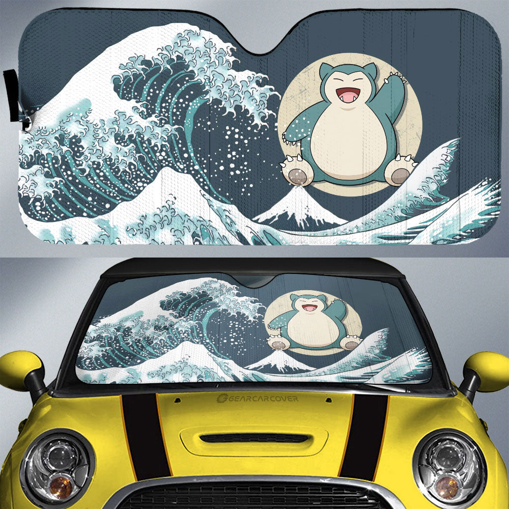 Snorlax Car Sunshade Custom Pokemon Car Accessories - Gearcarcover - 1