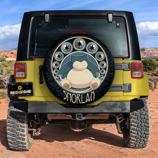 Snorlax Spare Tire Cover Custom Anime For Fans - Gearcarcover - 2