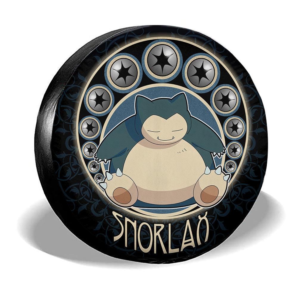 Snorlax Spare Tire Cover Custom Anime For Fans - Gearcarcover - 3
