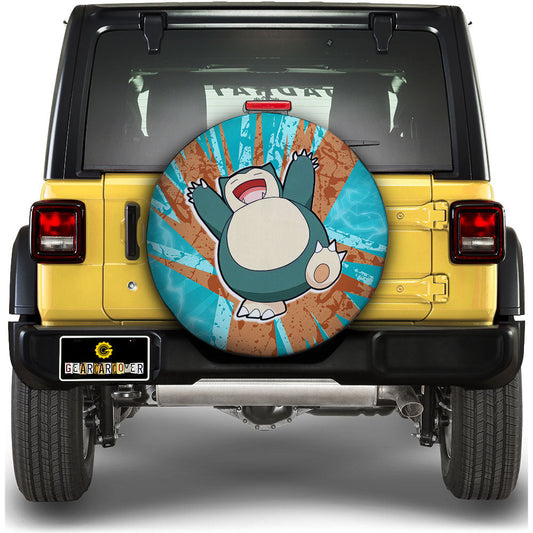 Snorlax Spare Tire Cover Custom Anime For Fans - Gearcarcover - 1