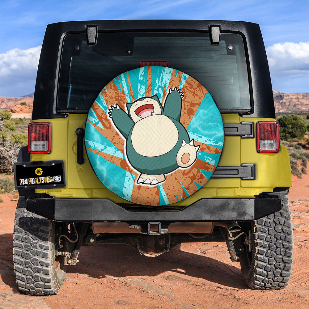 Snorlax Spare Tire Cover Custom For Fans - Gearcarcover - 2