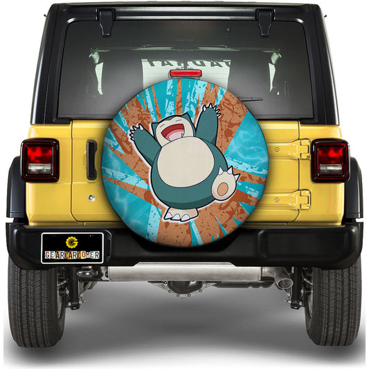 Snorlax Spare Tire Cover Custom For Fans - Gearcarcover - 1