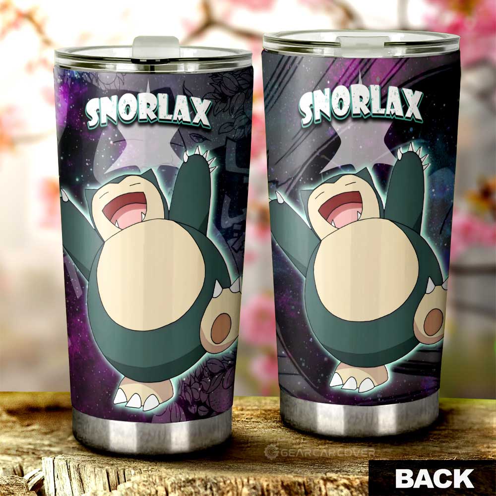 Snorlax Tumbler Cup Custom Anime Galaxy Manga Style - Gearcarcover - 3