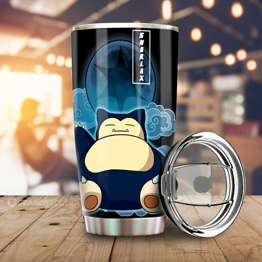 Snorlax Tumbler Cup Custom Anime - Gearcarcover - 1